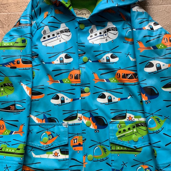 🔴 SOLD - Hatley Helicopter Raincoat Size 6 - Picture 6 of 12